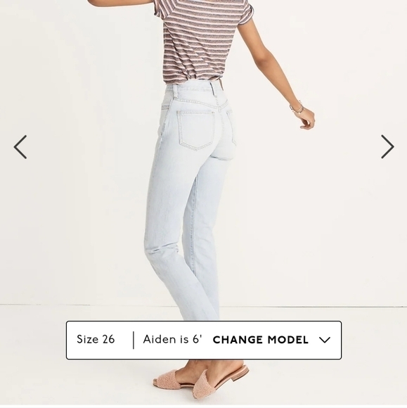 MADEWELL The Perfect Vintage Jean in Fitzgerald Wash, sz 27 - Picture 5 of 16